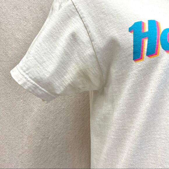 Vintage 90s Hard Rock Cafe Short Sleeve Tee Size Small 100% cotton neon graphic - Picture 6 of 14